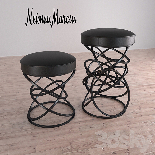 Dancing Circles Stool 3ds Max - thumbnail 1