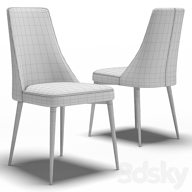 Dantone | Chair “Hampton” 3DSMax File - thumbnail 2