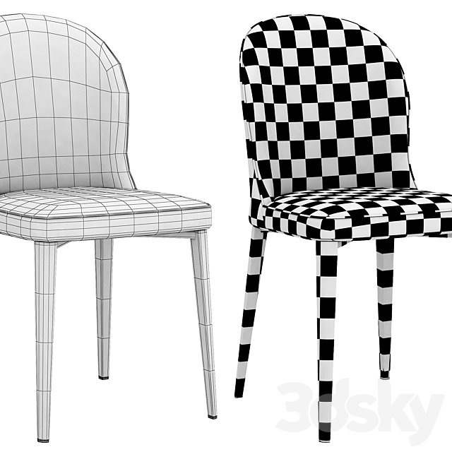 Dantone Home Chair Hampton 3DSMax File - thumbnail 2