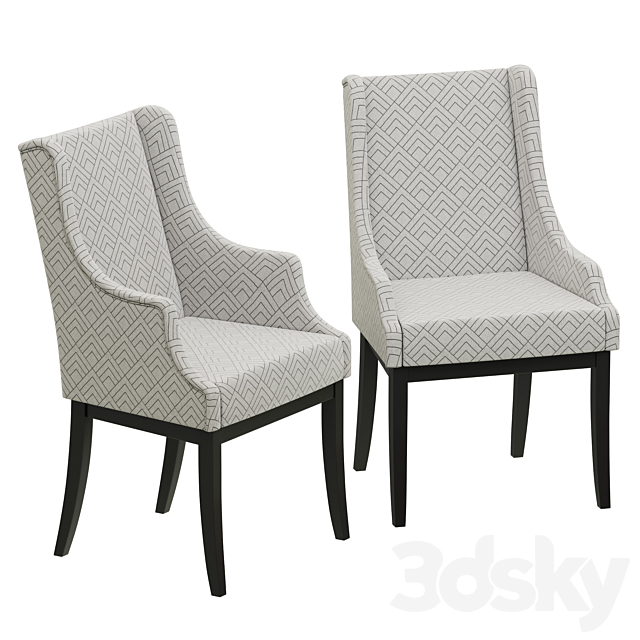 Dantone Home Dallas Chair 3DSMax File - thumbnail 1