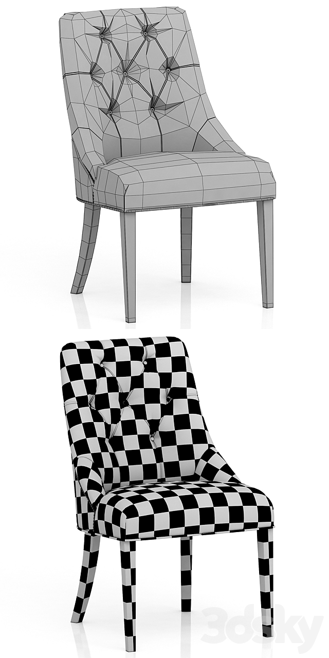 Dantone Home Preston Chair 3DS Max Model - thumbnail 3