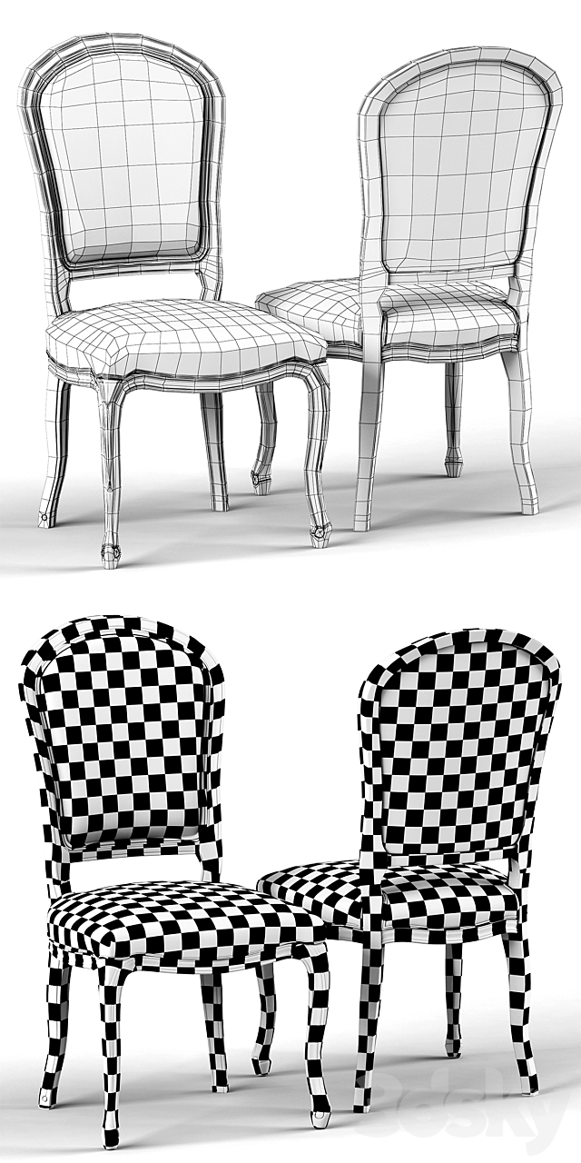 Dantone Home Rene’s Chair 3DSMax File - thumbnail 3