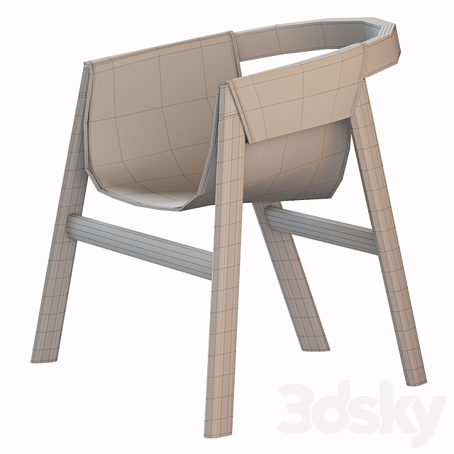 DARTAGNAN LOUNGE CHAIR 3DSMax File - thumbnail 3