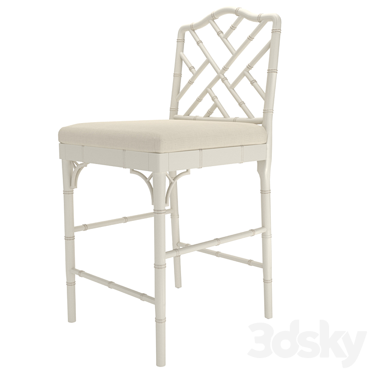 Dayna stools 3DS Max Model - thumbnail 2