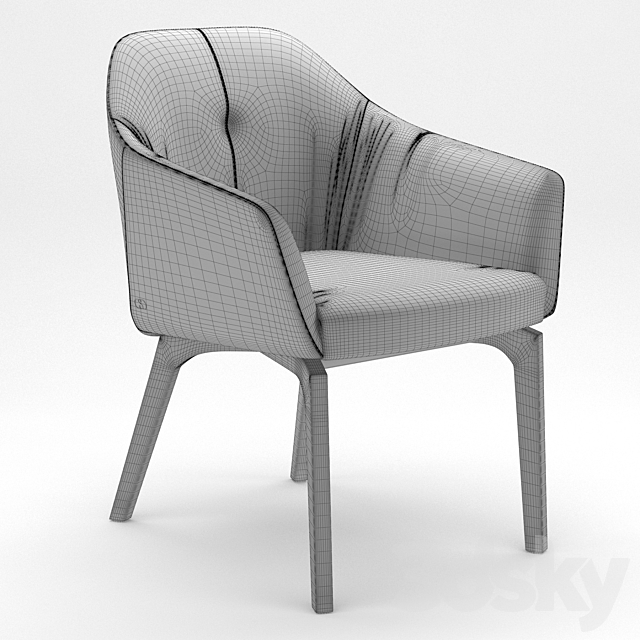 De Sede DS 279 Chair 3DS Max Model - thumbnail 2