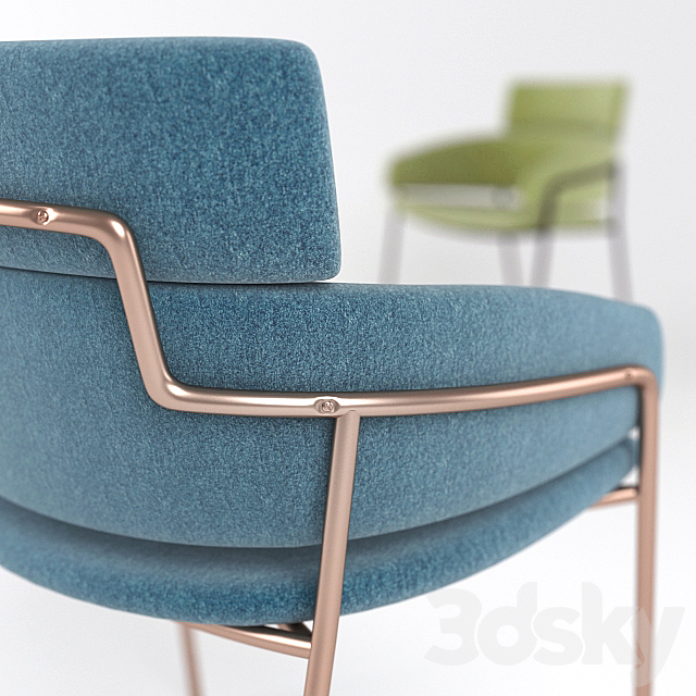 Debi Strike Armchair 3DSMax File - thumbnail 3