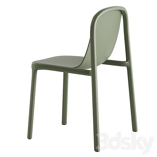 Decade chair 3DS Max Model - thumbnail 2