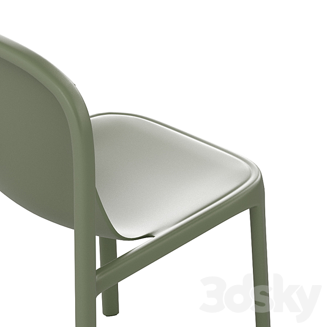 Decade chair 3DS Max Model - thumbnail 3