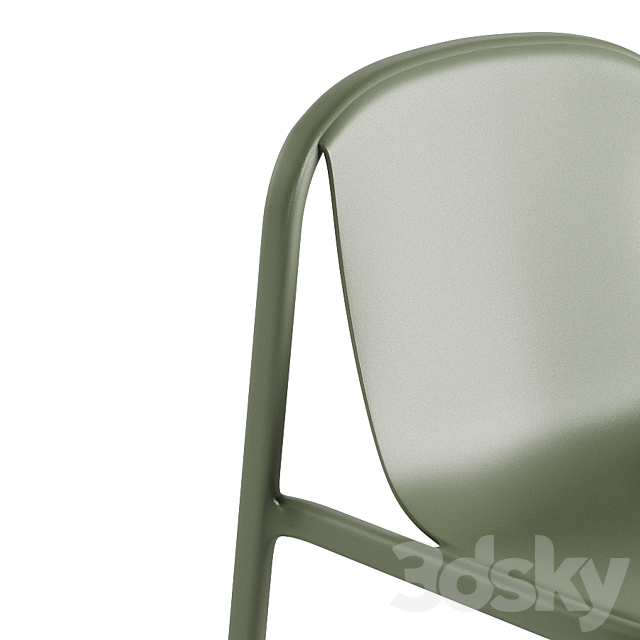 Decade chair 3DS Max Model - thumbnail 4