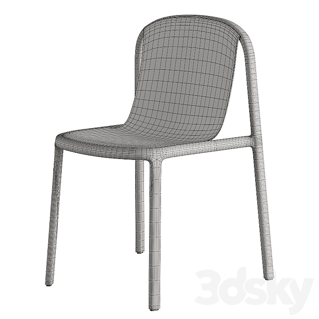 Decade chair 3DS Max Model - thumbnail 5