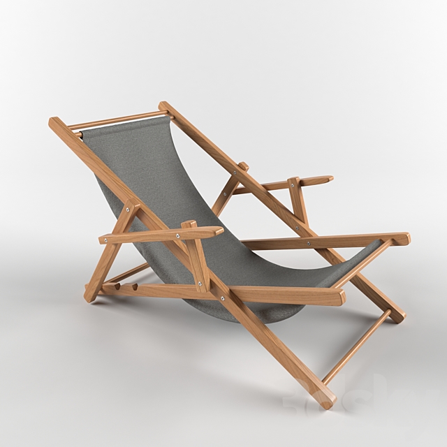 Deckchair “Grace” 3DS Max Model - thumbnail 2