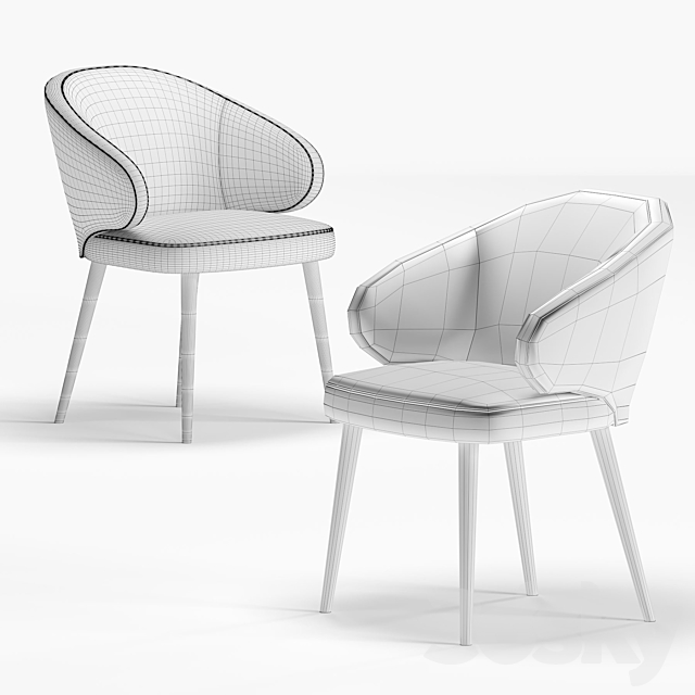 Deep House Chair Bilbao. Part 52294 3DSMax File - thumbnail 3