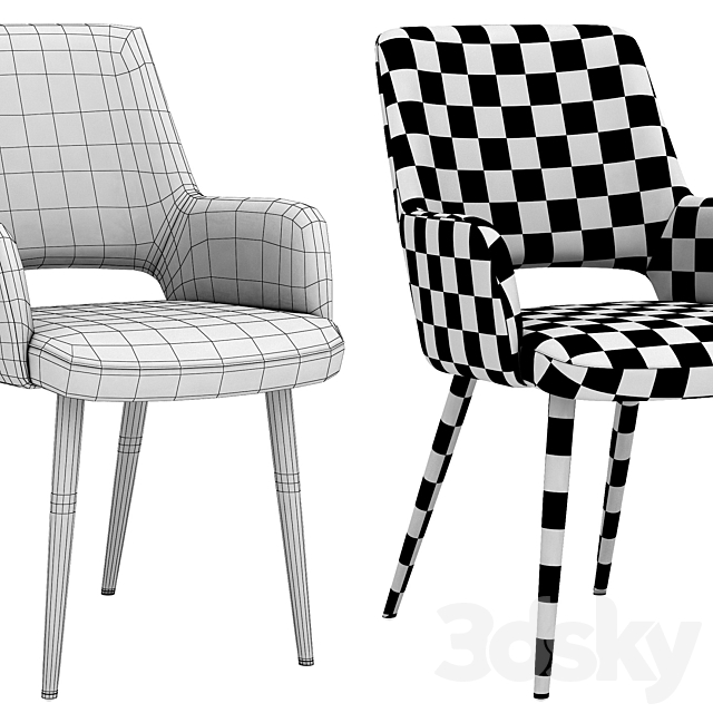 Deephouse Arona Chair 3ds Max - thumbnail 3