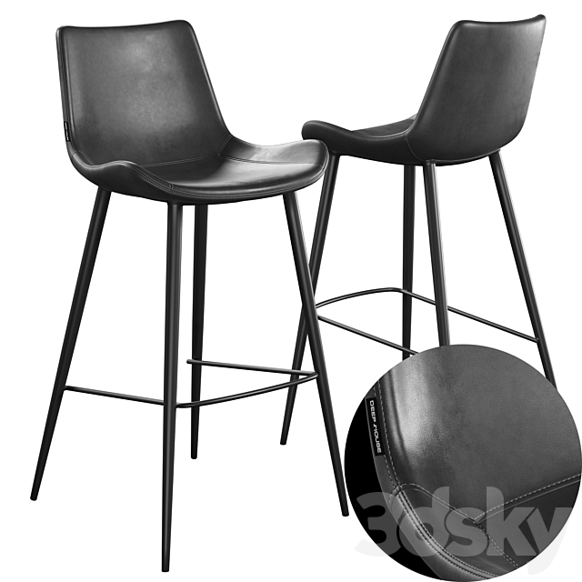 Deephouse Bar Chair Treviso 3DSMax File - thumbnail 2