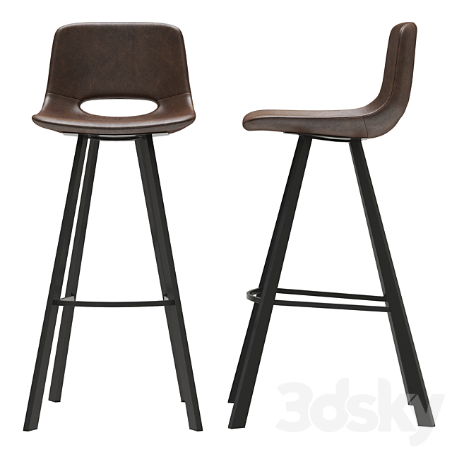 Deephouse Bar Stool Alicante 3ds Max - thumbnail 2