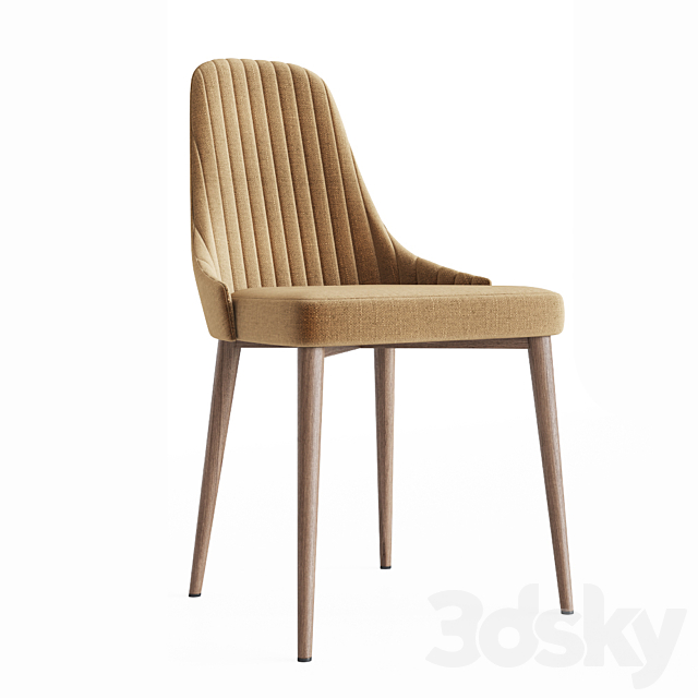 Deephouse Bary Dining Chair 3ds Max - thumbnail 2