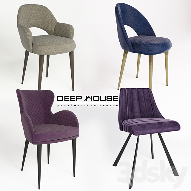 deephouse chair 2 3DSMax File - thumbnail 1