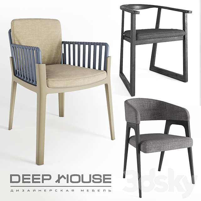 deephouse chair 3 3DSMax File - thumbnail 1