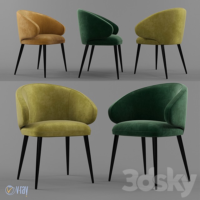 Deephouse. Chair BILBAO. 3DSMax File - thumbnail 1