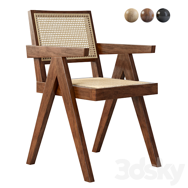 Deephouse. Chair Chandigarh 3DS Max Model - thumbnail 2