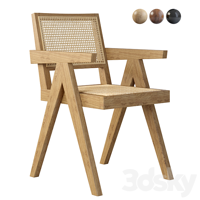 Deephouse. Chair Chandigarh 3DS Max Model - thumbnail 3