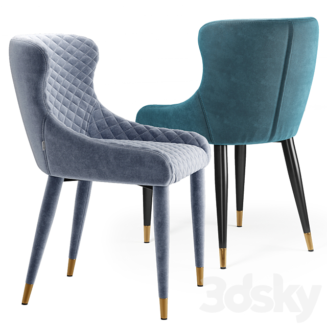 deephouse chair cindy 3DS Max Model - thumbnail 3