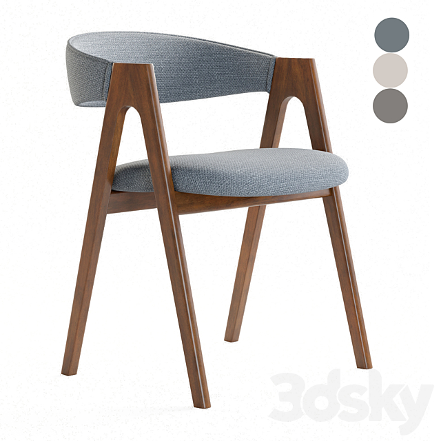 Deephouse. Chair Dublin 3DSMax File - thumbnail 1