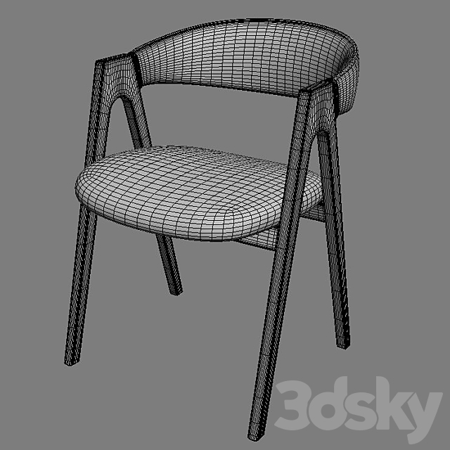 Deephouse. Chair Dublin 3DSMax File - thumbnail 4