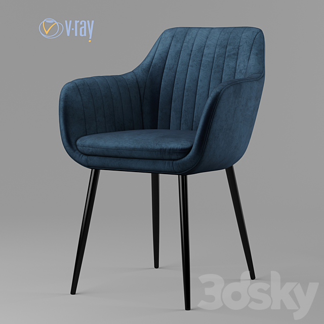 Deephouse. Chair lausanne 3ds Max - thumbnail 1