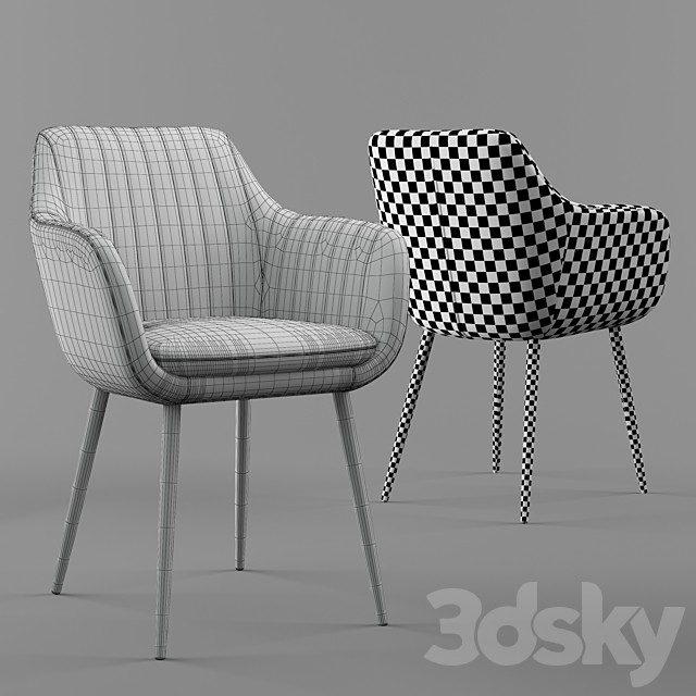 Deephouse. Chair lausanne 3ds Max - thumbnail 3