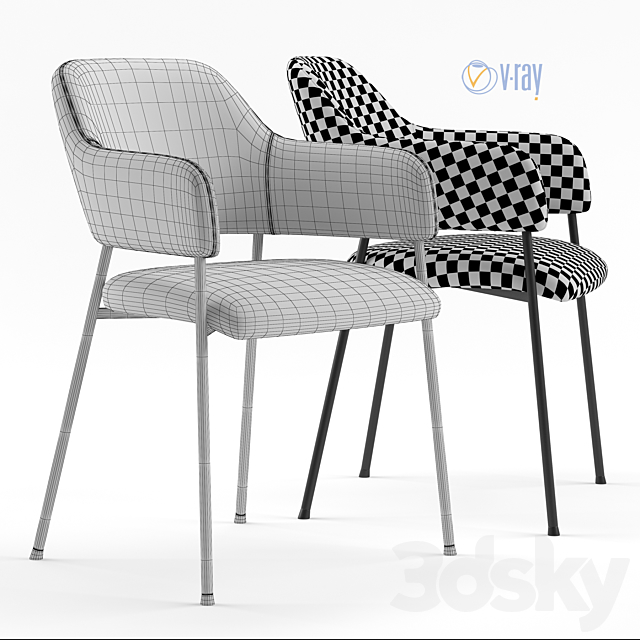 Deephouse. Chair Livorno. 3DSMax File - thumbnail 3