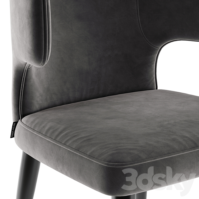 Deephouse Chair Luxembourg 3DS Max Model - thumbnail 2