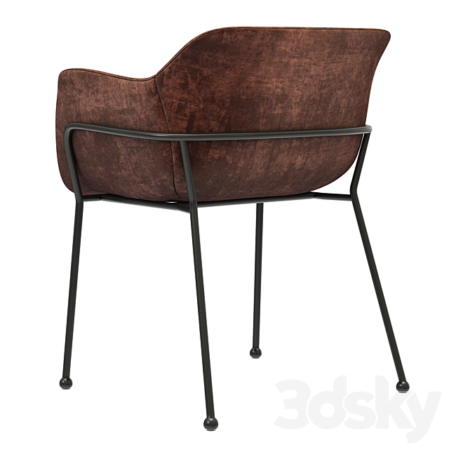 Deephouse Chair Oslo 3DS Max Model - thumbnail 2