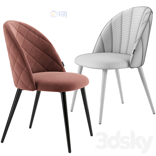 Deephouse. Chair Paris 3DSMax File - thumbnail 5