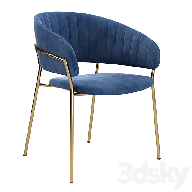 Deephouse. Chair Pisa 3DS Max Model - thumbnail 3