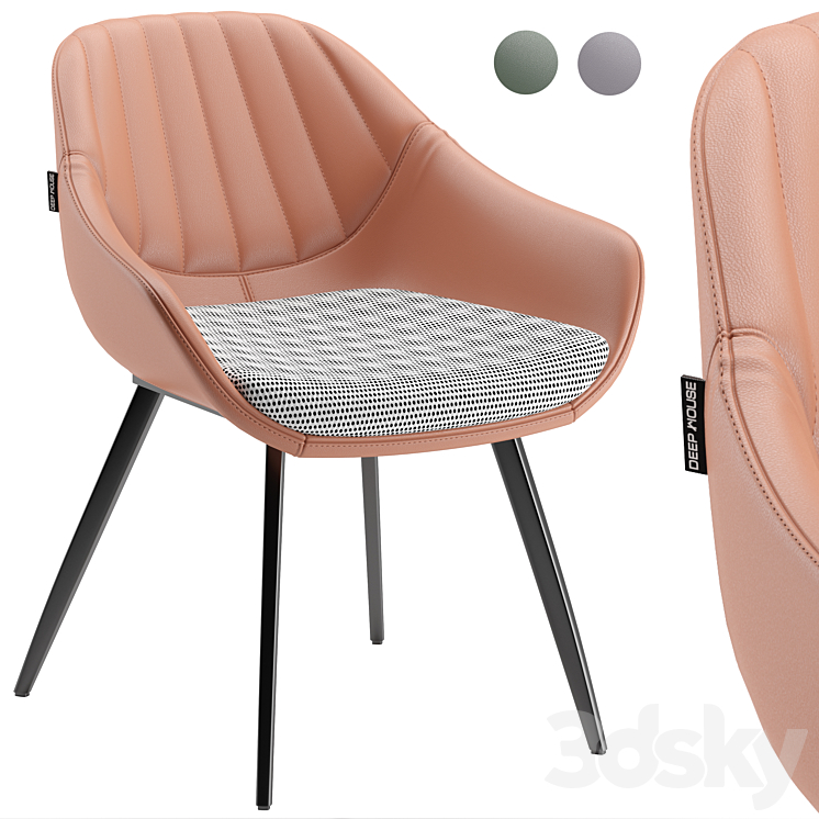 Deephouse. Chair Rotterdam 3DS Max Model - thumbnail 1