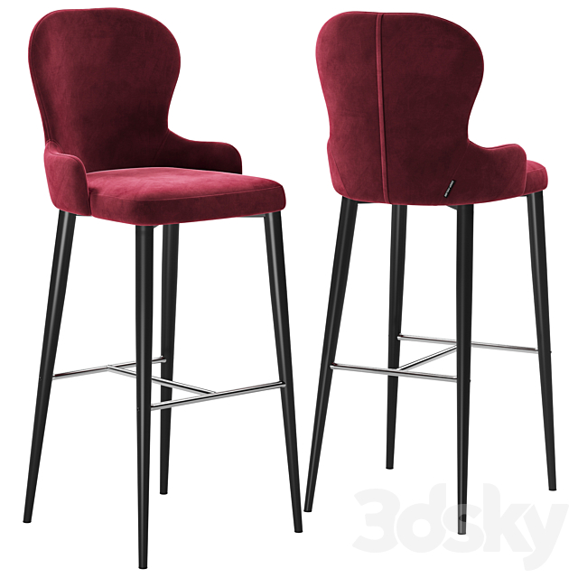 Deephouse Chamonix Bar Stool 3DSMax File - thumbnail 1