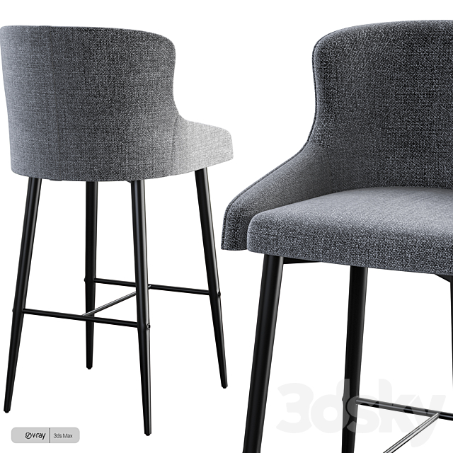 Deephouse CINDY chair 3DSMax File - thumbnail 2