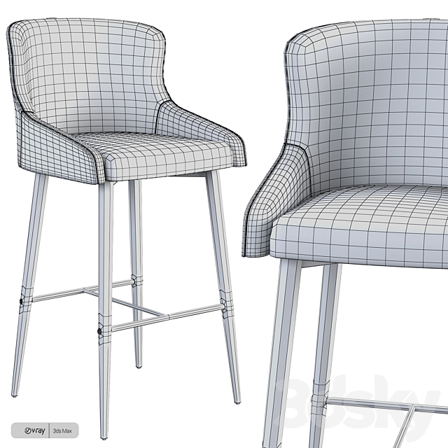 Deephouse CINDY chair 3DSMax File - thumbnail 3