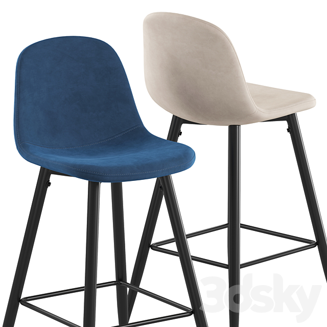 Deephouse Copenhagen barstool 3DSMax File - thumbnail 3