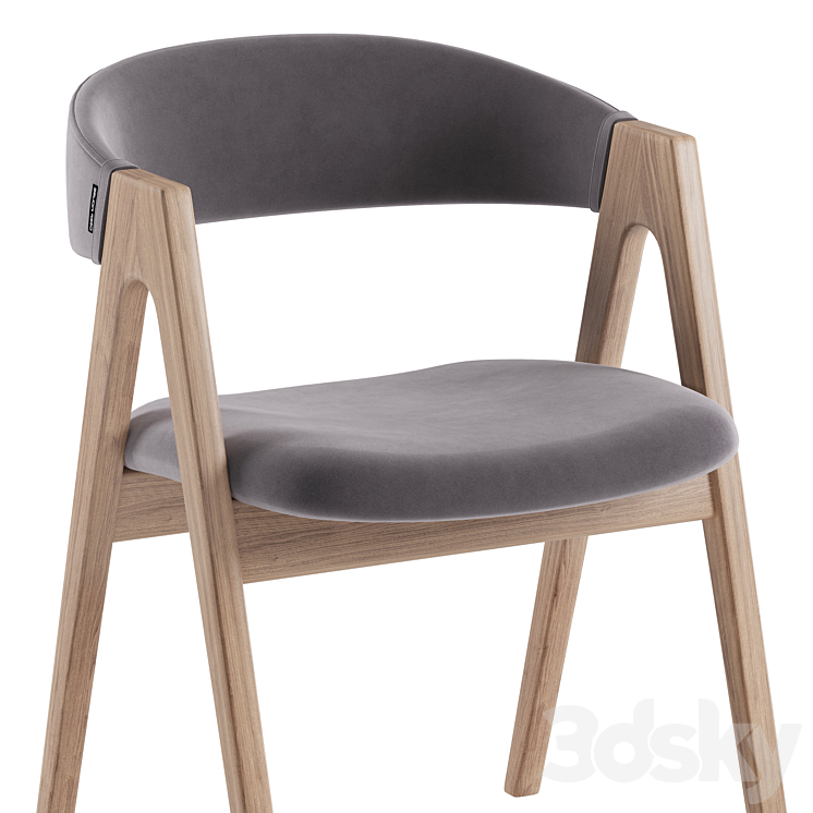 Deephouse Dublin chair 3DS Max Model - thumbnail 2