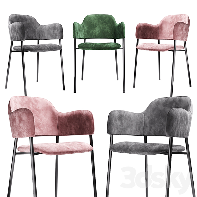 Deephouse livorno chair 3ds Max - thumbnail 1