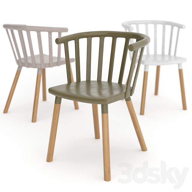 Deephouse Saint Tropez Chair 3DSMax File - thumbnail 2