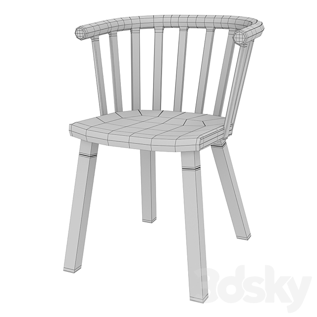 Deephouse Saint Tropez Chair 3DSMax File - thumbnail 3