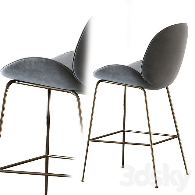 Deephouse San-Remo Barstool 3DSMax File - thumbnail 3