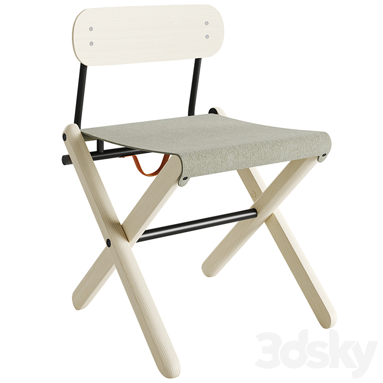 Departo Folding Chair 3DS Max Model - thumbnail 3