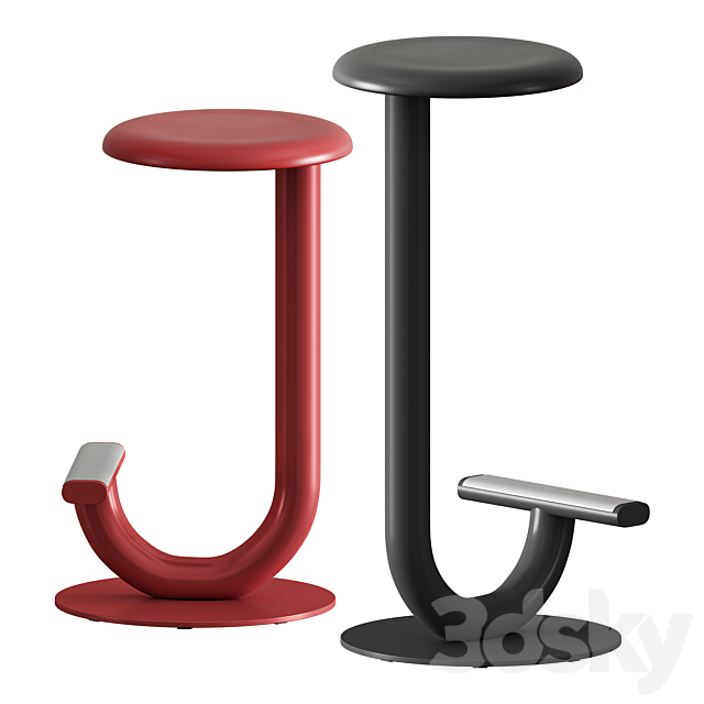 Desalto STRONG Stool 3DSMax File - thumbnail 2