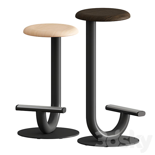 Desalto STRONG Stool 3DSMax File - thumbnail 3