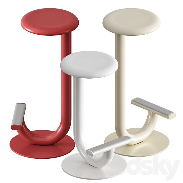 Desalto STRONG Stool 3DSMax File - thumbnail 4