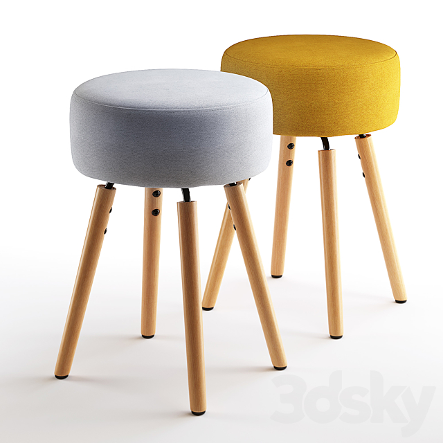 Design stool. Asting 3DSMax File - thumbnail 3